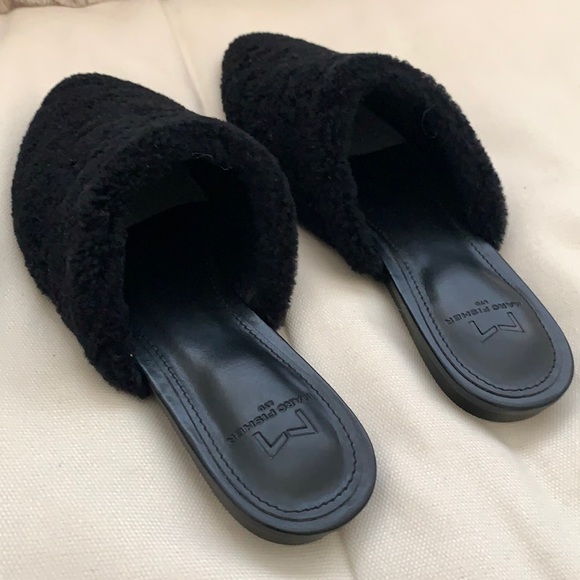 Genuine fur/leather Mule - Picture 3 of 11